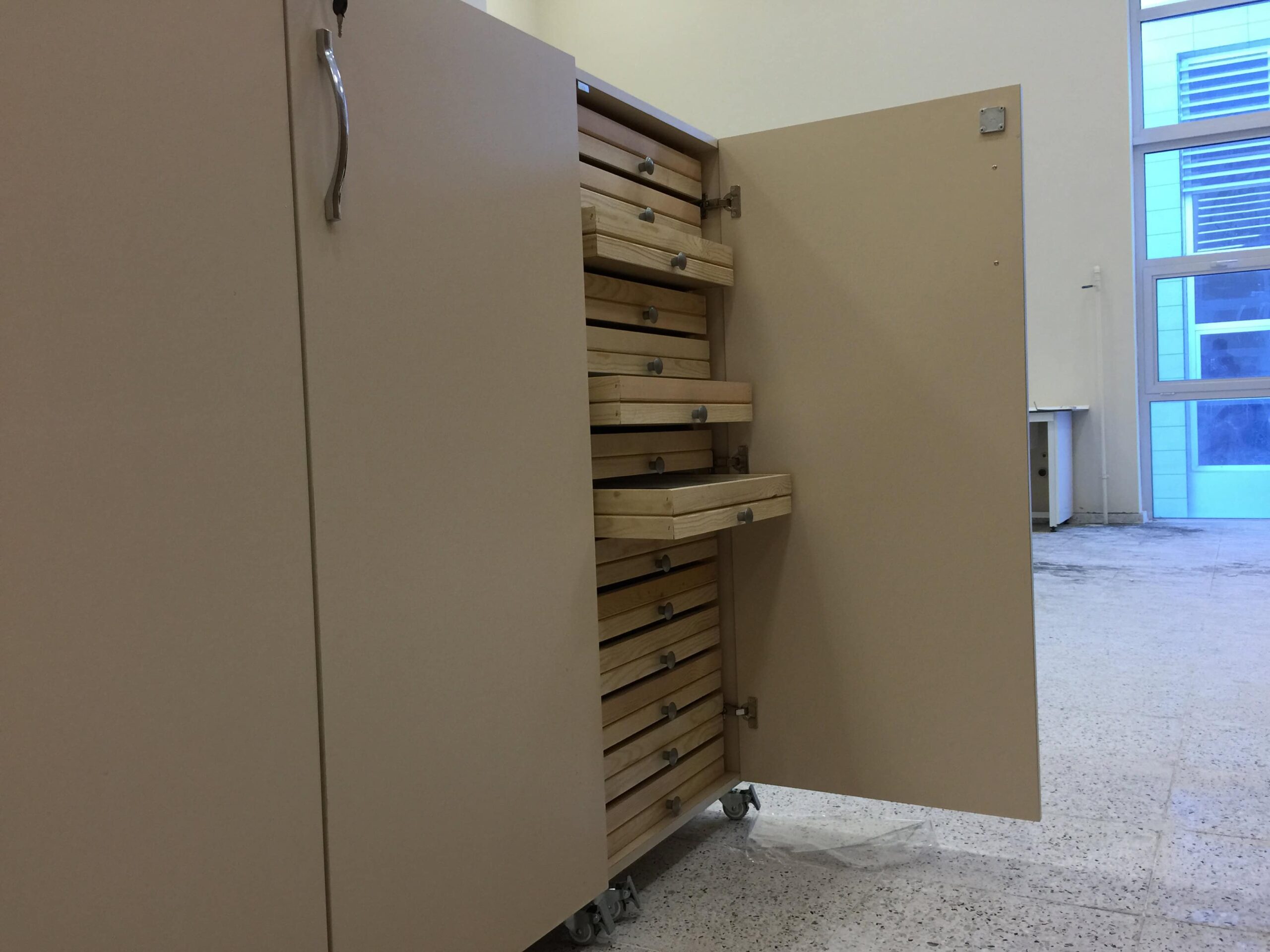 Ziraat ve Biyoloji Lab Herbaryum Dolabı